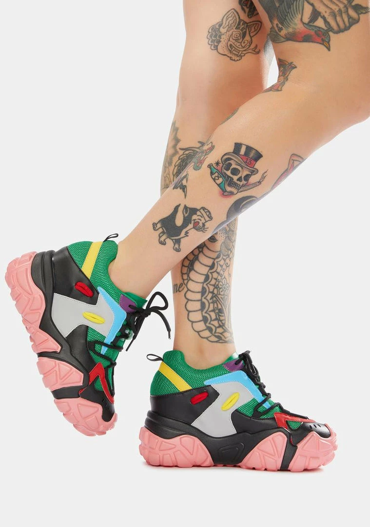 Top 10 💯 Anthony Wang Green Persimmon Wedge 👟 Sneakers 🤩 2 Anthony Wang Green Persimmon Wedge Sneakers