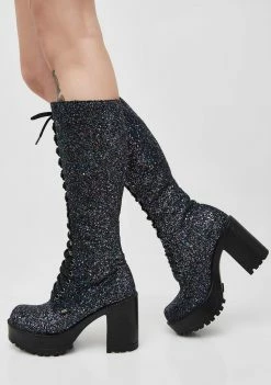 ROC Boots Australia Midnight Glitter Lash Boots