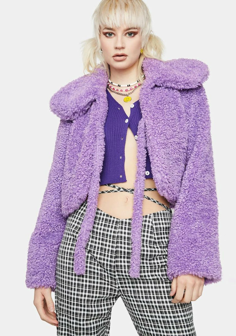 Deals โจ Somewhere Nowhere My Little Fluff Bow Jacket Outerwear ๐ 1 Somewhere Nowhere My Little Fluff Bow Jacket Outerwear