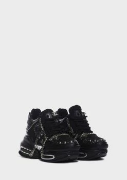 Anthony Wang G-13 Chain Wedge Sneakers
