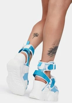 Best reviews of ๐ Anthony Wang Light Blue Mulberry Platform ๐ฉด Sandals ๐ 7 Anthony Wang Light Blue Mulberry Platform Sandals
