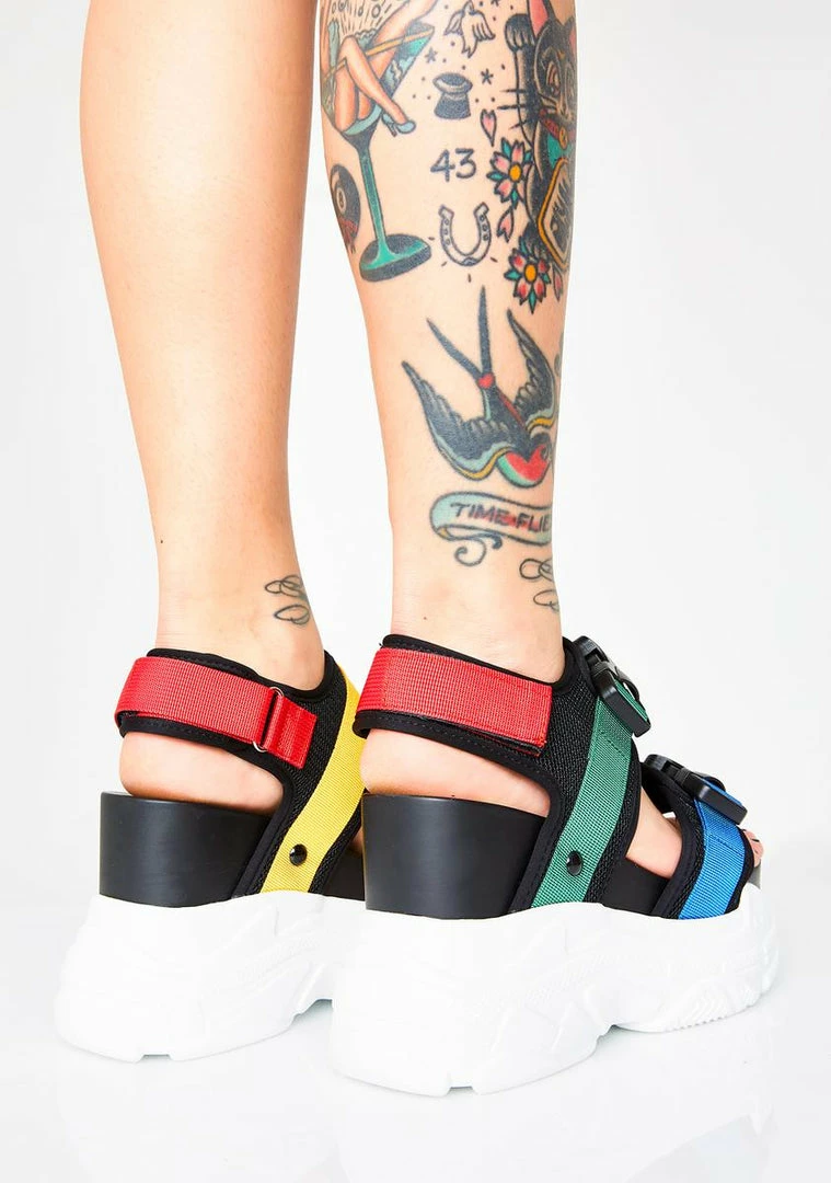 Best reviews of โ Anthony Wang Platforms Rainbow Peach Platform ๐ฉด Sandals ๐ฅ 4 Anthony Wang Platforms Rainbow Peach Platform Sandals