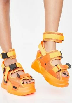 Anthony Wang Juicy Daily Hustle Platform Sandals