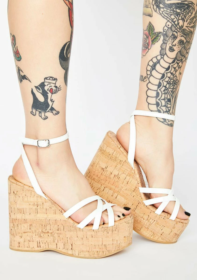 Best Sale ๐ ROC ๐ฅพ Boots Australia Wedges White Patent Cupid Wedge ๐ Heels ๐ 1 ROC Boots Australia Wedges White Patent Cupid Wedge Heels