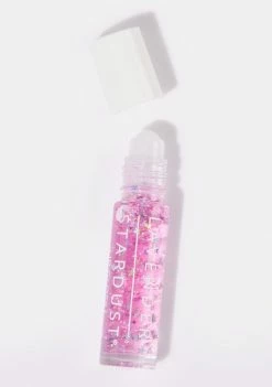 Lavender Stardust Lips Pink Star Roll On Lip Gloss