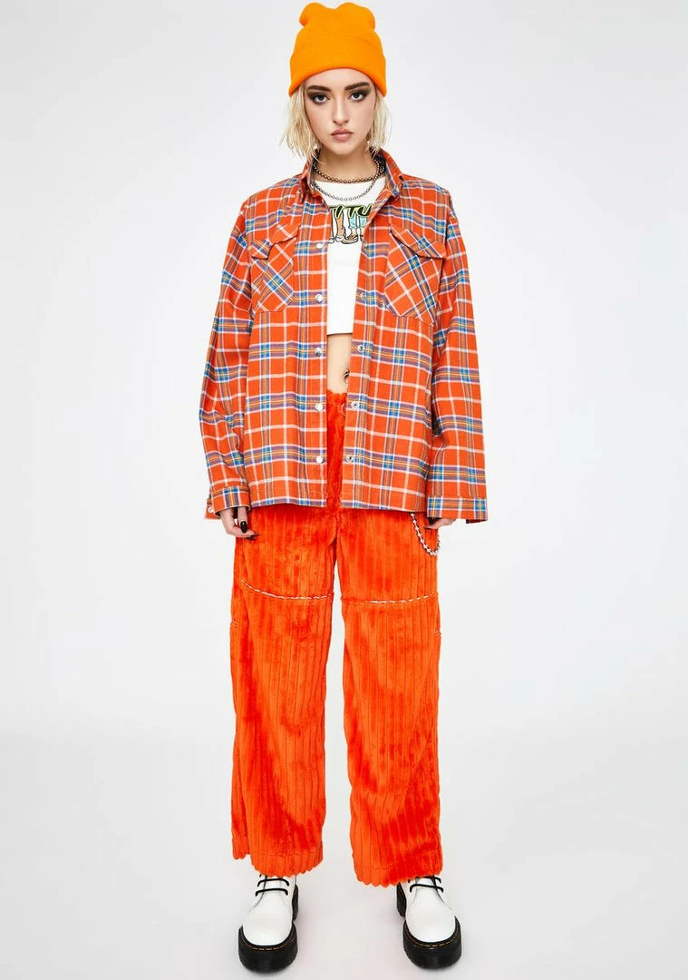 New π Somewhere Nowhere Orange Jumbo Corduroy Pants V.2 Bottoms βοΈ 3 Somewhere Nowhere Orange Jumbo Corduroy Pants V.2 Bottoms