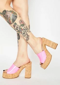 ROC Boots Australia Barbie Cashew Block Heels