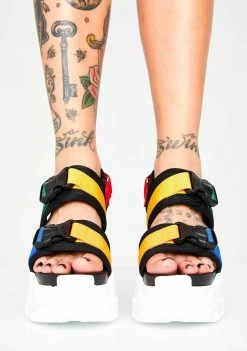 Best reviews of โ Anthony Wang Platforms Rainbow Peach Platform ๐ฉด Sandals ๐ฅ 6 Anthony Wang Platforms Rainbow Peach Platform Sandals
