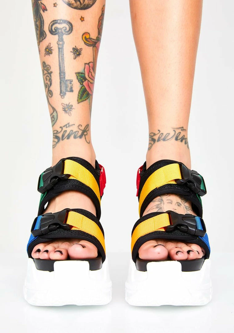 Best reviews of โ Anthony Wang Platforms Rainbow Peach Platform ๐ฉด Sandals ๐ฅ 3 Anthony Wang Platforms Rainbow Peach Platform Sandals