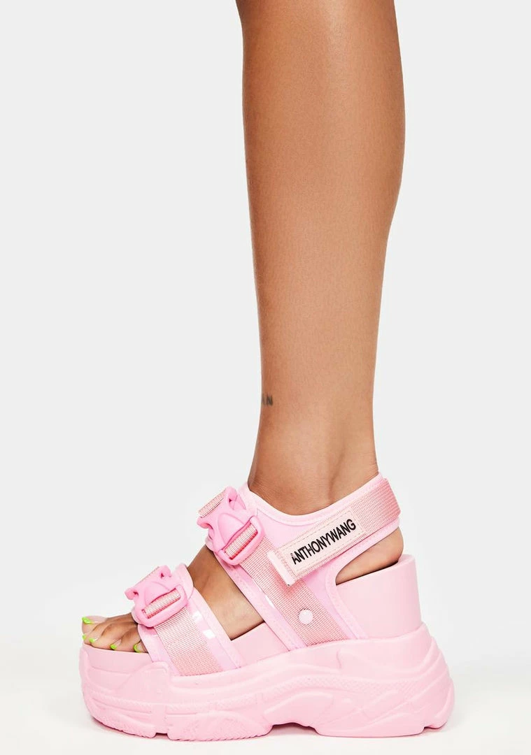 New ๐ Anthony Wang Coral Peach Platform ๐ฉด Sandals Platforms ๐งจ 2 Anthony Wang Coral Peach Platform Sandals Platforms