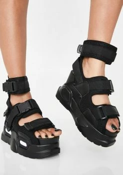 Anthony Wang Daily Hustle Platform Sandals Platforms