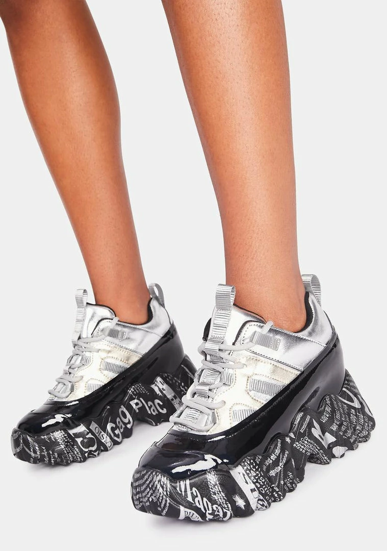 Deals โจ Anthony Wang Silver Blackberry Platform ๐ Sneakers ๐ 1 Anthony Wang Silver Blackberry Platform Sneakers