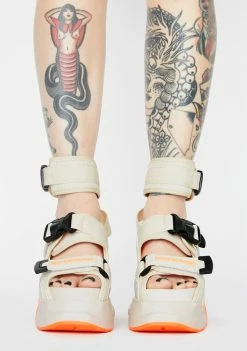 Cheapest 💯 Anthony Wang Beige Mulberry Platform 🩴 Sandals 👍 6 Anthony Wang Beige Mulberry Platform Sandals
