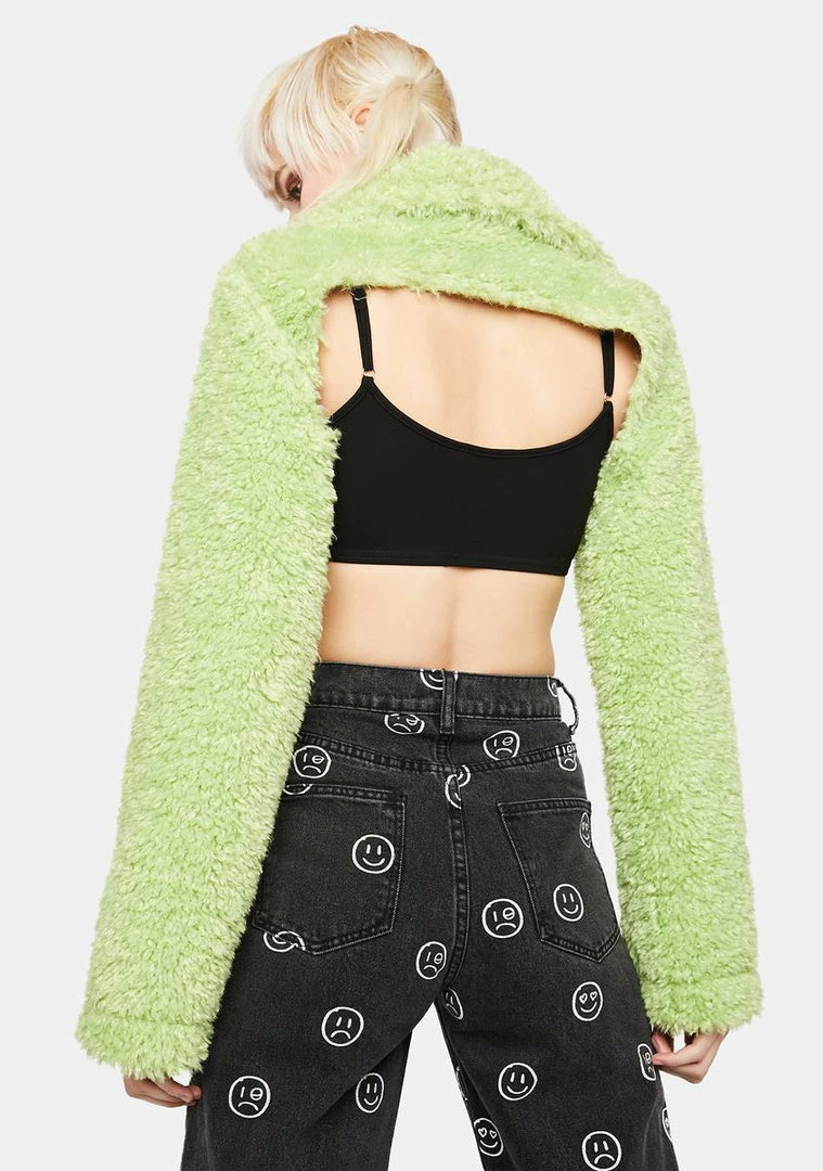 Outlet ๐ฅ Somewhere Nowhere Outerwear Las Fluff Sleeve Jacket ๐งจ 4 Somewhere Nowhere Outerwear Las Fluff Sleeve Jacket
