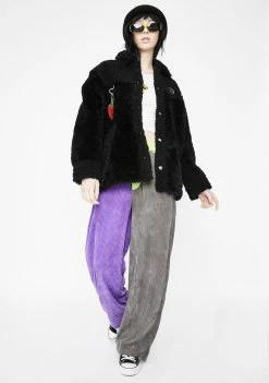 Top 10 ๐ Somewhere Nowhere Black Duo Fluff Sherpa Jacket โจ 6 Somewhere Nowhere Black Duo Fluff Sherpa Jacket