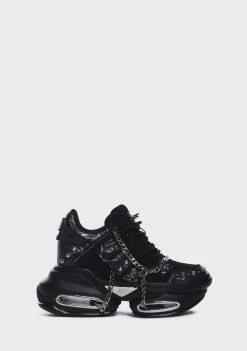 Anthony Wang G-13 Chain Wedge Sneakers