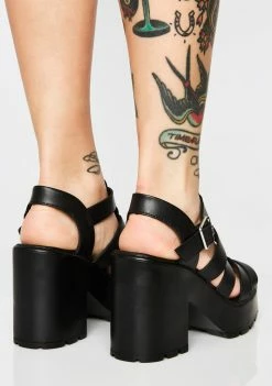 Best Pirce ✨ ROC 🥾 Boots Australia Motto Platform 🩴 Sandals ❤️ 7 ROC Boots Australia Motto Platform Sandals