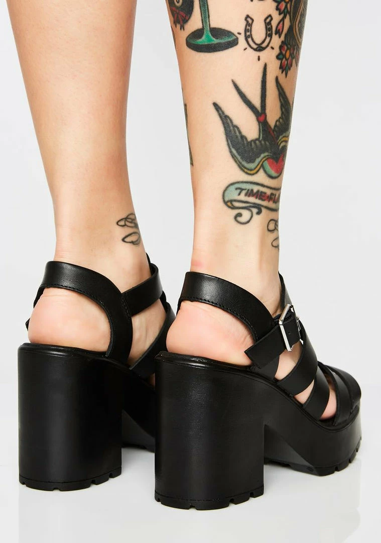 Best Pirce ✨ ROC 🥾 Boots Australia Motto Platform 🩴 Sandals ❤️ 4 ROC Boots Australia Motto Platform Sandals