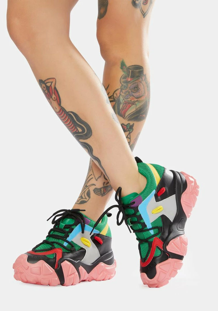 Top 10 💯 Anthony Wang Green Persimmon Wedge 👟 Sneakers 🤩 1 Anthony Wang Green Persimmon Wedge Sneakers