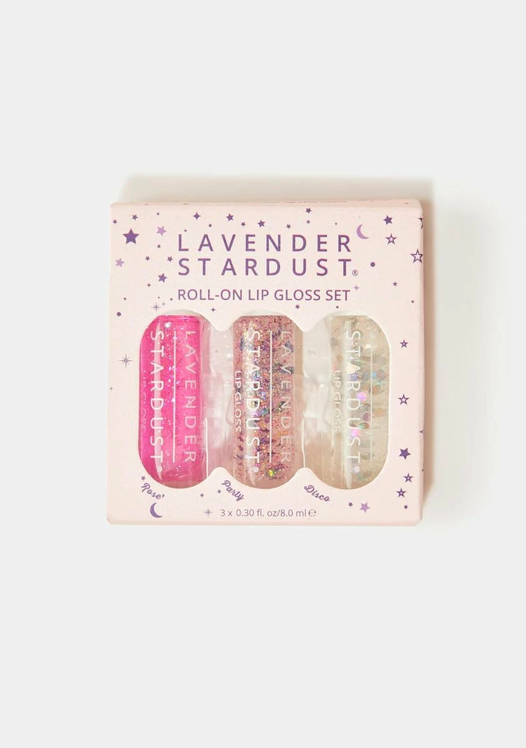 Best reviews of ๐ Lavender Stardust Kissing Glitter Lip Gloss Set ๐ฏ 1 Lavender Stardust Kissing Glitter Lip Gloss Set