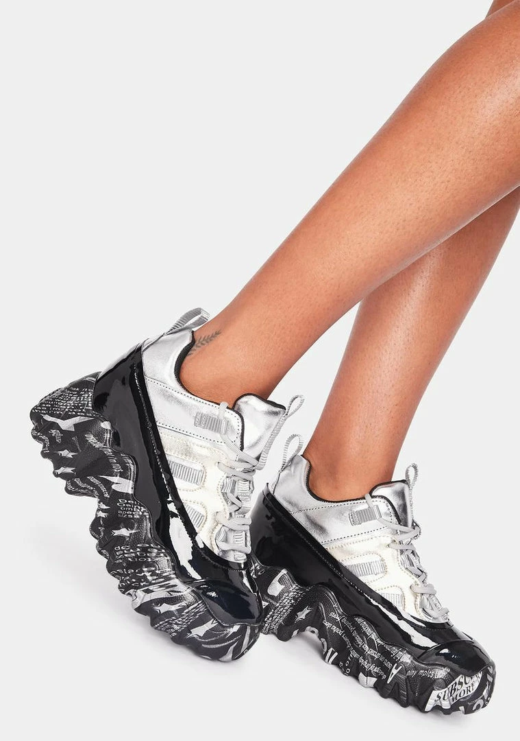 Deals โจ Anthony Wang Silver Blackberry Platform ๐ Sneakers ๐ 3 Anthony Wang Silver Blackberry Platform Sneakers