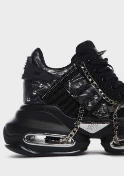 Anthony Wang G-13 Chain Wedge Sneakers