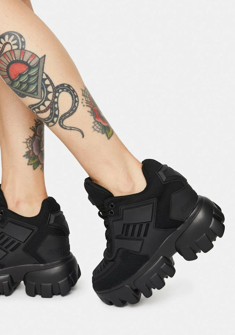 Buy ๐ฏ Anthony Wang Blackout Psycho ๐ฌ Candy Platform ๐ Sneakers ๐ 1 Anthony Wang Blackout Psycho Candy Platform Sneakers