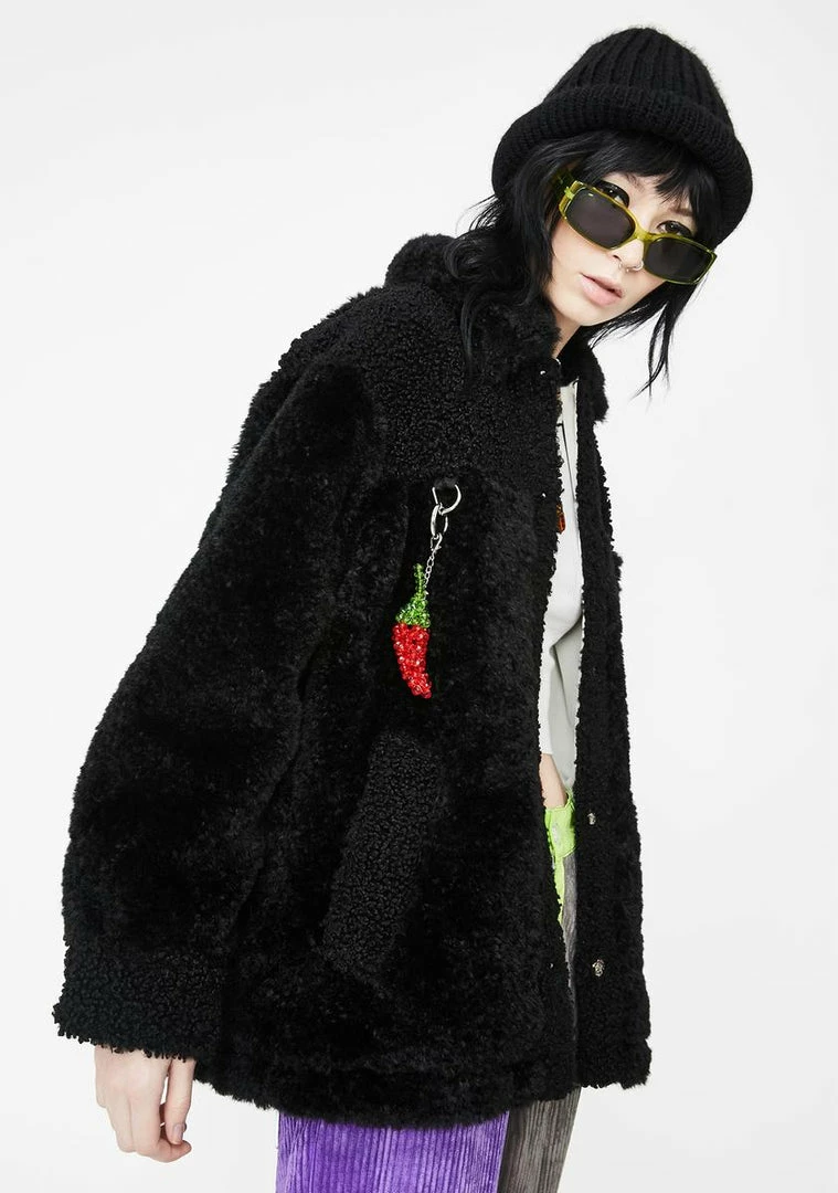 Top 10 ๐ Somewhere Nowhere Black Duo Fluff Sherpa Jacket โจ 2 Somewhere Nowhere Black Duo Fluff Sherpa Jacket