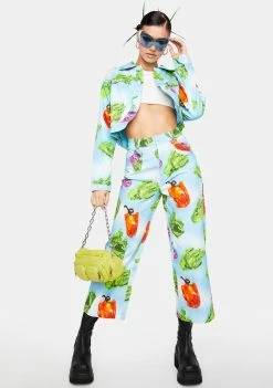 Hot Sale 🎉 Somewhere Nowhere Forbidden Fruit Twill Trousers 🛒 6 Somewhere Nowhere Forbidden Fruit Twill Trousers