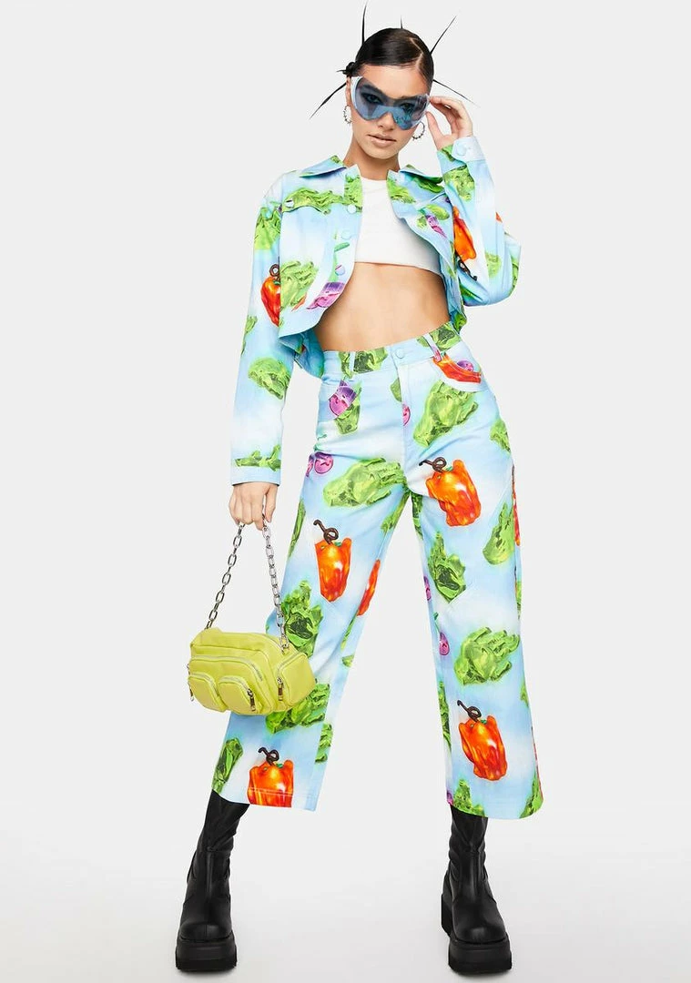Hot Sale 🎉 Somewhere Nowhere Forbidden Fruit Twill Trousers 🛒 3 Somewhere Nowhere Forbidden Fruit Twill Trousers