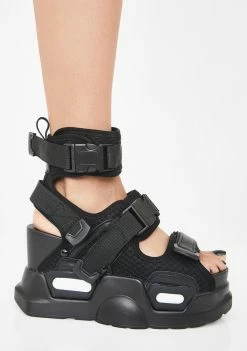 Anthony Wang Daily Hustle Platform Sandals Platforms