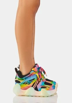 Anthony Wang Groovy Carambola Platform Sneakers