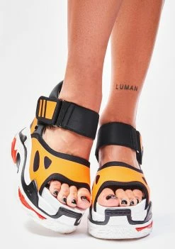 Promo π Anthony Wang Orange β Watch Me Glow Platform π©΄ Sandals π€© 7 Anthony Wang Orange Watch Me Glow Platform Sandals