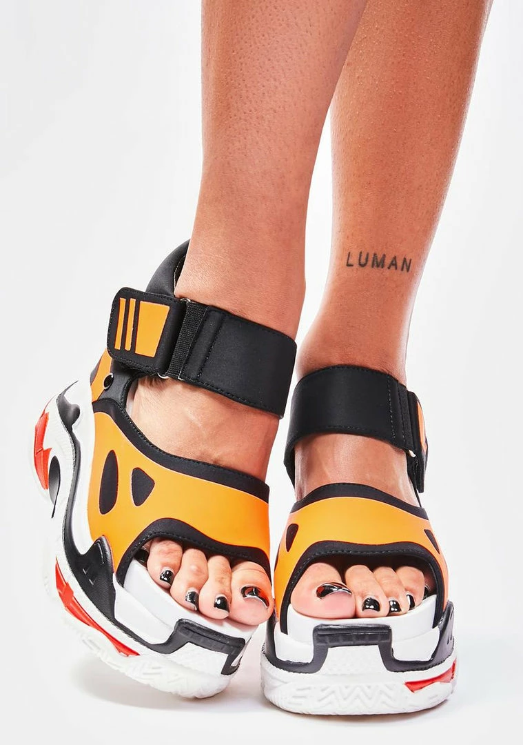 Promo π Anthony Wang Orange β Watch Me Glow Platform π©΄ Sandals π€© 4 Anthony Wang Orange Watch Me Glow Platform Sandals