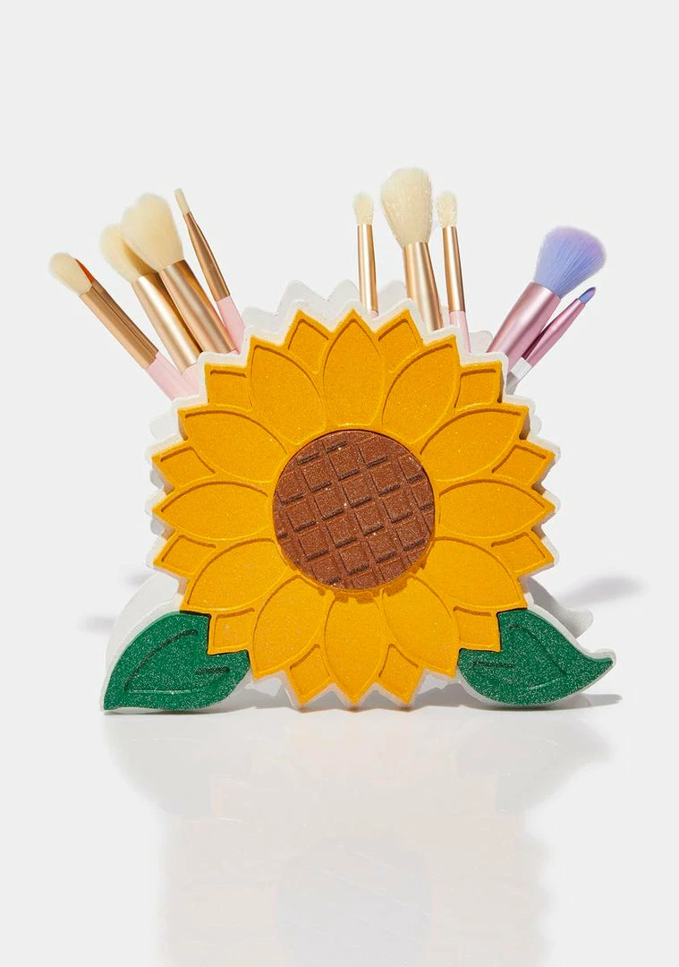 For Her Vanity Tools & Accessories Sunflower Makeup Brush Holder