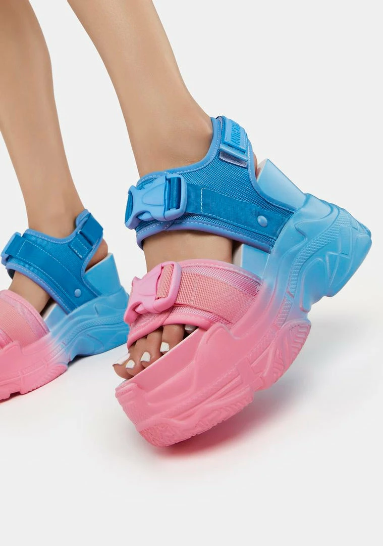 Buy โ Anthony Wang Pink Peach Platform ๐ฉด Sandals โ๏ธ 3 Anthony Wang Pink Peach Platform Sandals