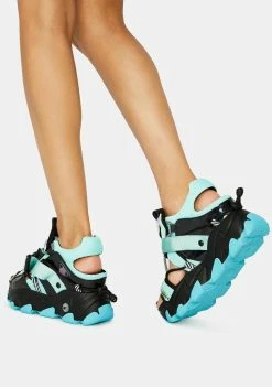 Discount ๐ Anthony Wang Teal Dragon Fruit ๐ฉด Sandals Platforms ๐งจ 7 Anthony Wang Teal Dragon Fruit Sandals Platforms
