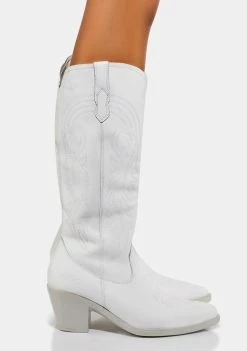 Promo 🛒 ROC 🥾 Boots Australia White Galveston Cowboy 🥾 Boots 🛒 6 ROC Boots Australia White Galveston Cowboy Boots