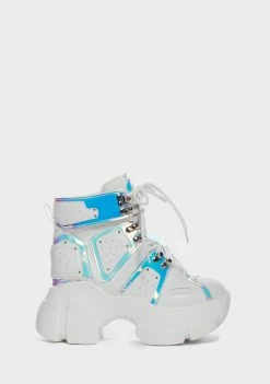 Anthony Wang Platform Sneakers White Passionfruit-03 Wedge Sneakers