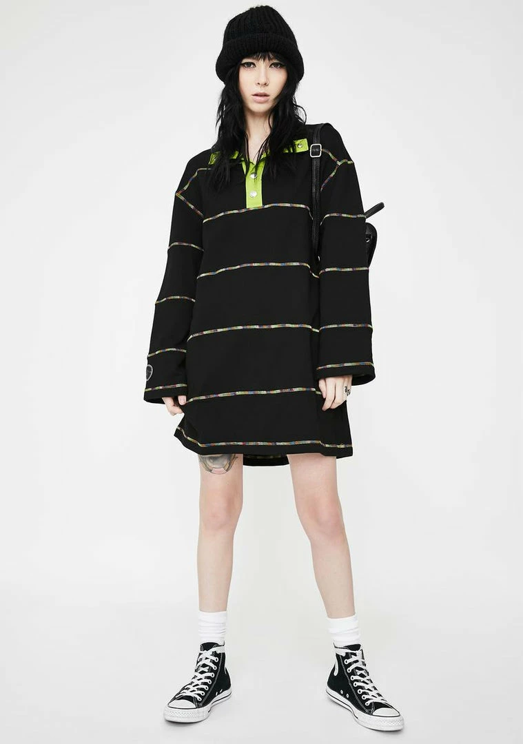 Coupon π Somewhere Nowhere Rainbow Seam Button π Dress β 3 Somewhere Nowhere Rainbow Seam Button Dress