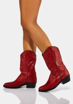 ROC Boots Australia Red Indio Cowboy Boots Boots & Booties