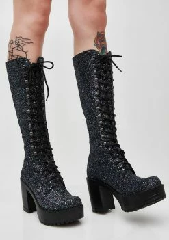 ROC Boots Australia Midnight Glitter Lash Boots