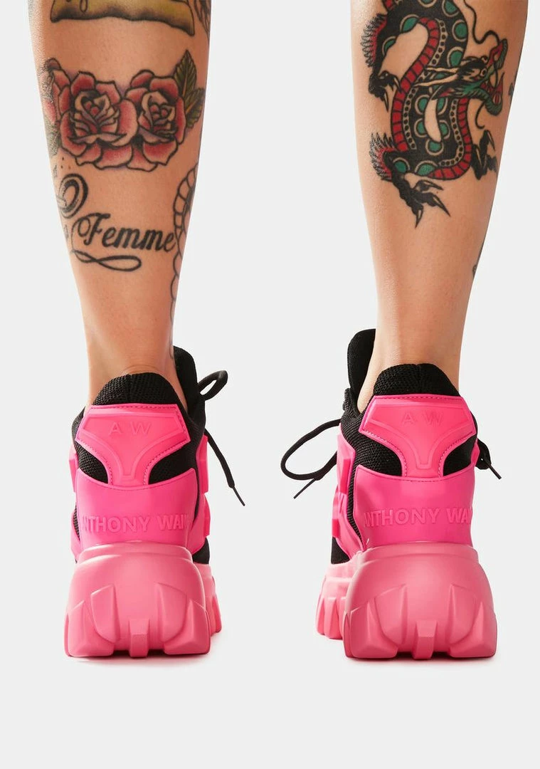 Outlet ๐ Anthony Wang Pink Psycho ๐ฌ Candy Platform ๐ Sneakers ๐ 4 Anthony Wang Pink Psycho Candy Platform Sneakers