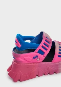 Anthony Wang Platforms Pink Gooseberry-06 Platform Sandals