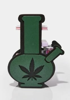 For Her Vanity Dark Green Bong Makeup Palette Holder