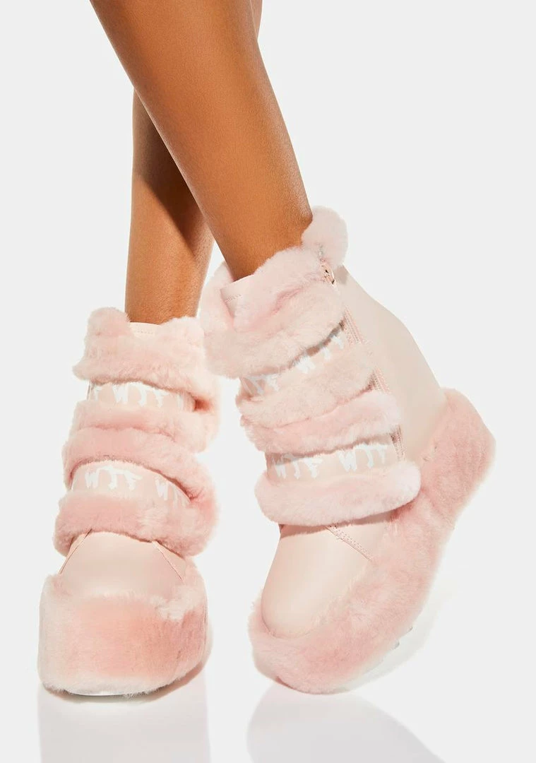 Coupon 🎁 Anthony Wang Pink Dizzy Dream Wedge 🥾 Boots ✨ 1 Anthony Wang Pink Dizzy Dream Wedge Boots