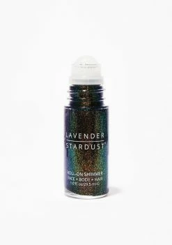 Lavender Stardust Face & Body Aurora Roll-On Shimmer Body Glitter