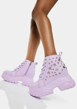 Anthony Wang Purple Date-03 Sneakers