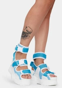 Best reviews of ๐ Anthony Wang Light Blue Mulberry Platform ๐ฉด Sandals ๐ 6 Anthony Wang Light Blue Mulberry Platform Sandals