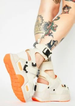 Cheapest 💯 Anthony Wang Beige Mulberry Platform 🩴 Sandals 👍 7 Anthony Wang Beige Mulberry Platform Sandals